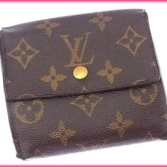 Louis Vuitton Wallet Purse Monogram Brown Woman Authentic - Picture 1 of 8